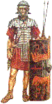 Roman Legionaire with standard equipment